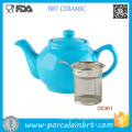 Wholesale Color Optional Ceramic Teapot with Strainless Steel Filter